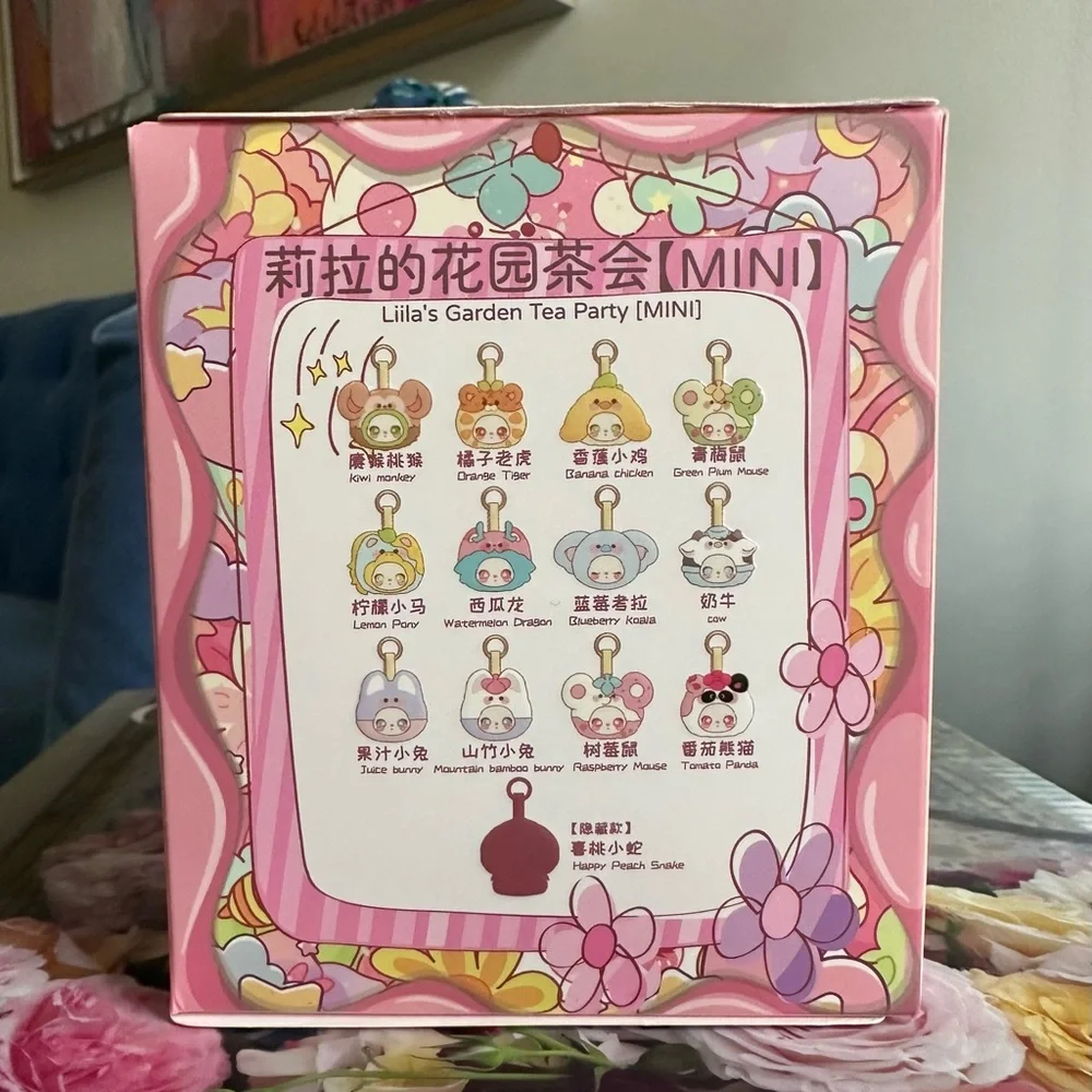 NIB Authentic Liila’s Garden Tea Party Blueberry Koala Plush Pendant Keychain
